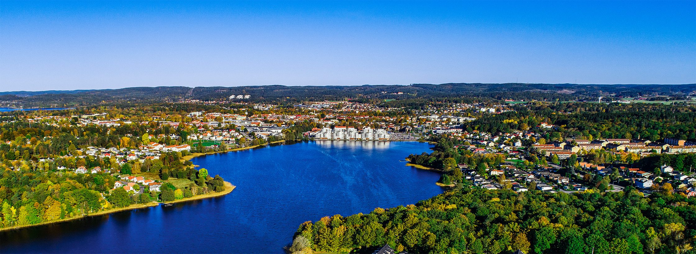 Gerdsken och Sjöstaden söderifrån.